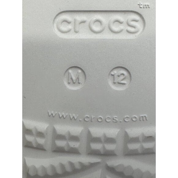 Crocs Mens Solarized Slide Sandals Multicolor Tie Dye Slip On Flat Heel 12 New - Picture 8 of 9